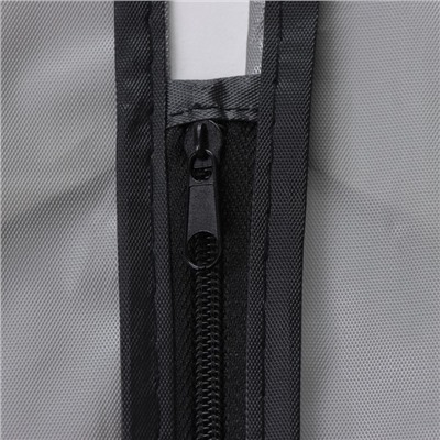 Чехол для одежды LaDо́m, 60×90 см, PEVA, цвет серый
