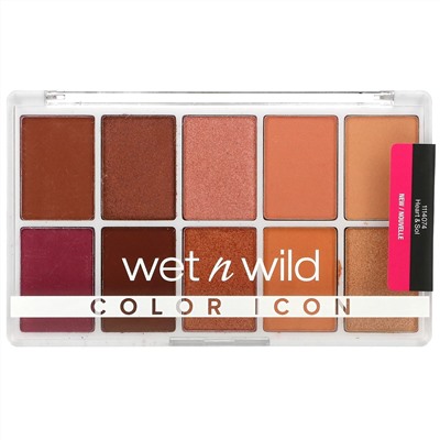 Wet n Wild, Color Icon, 10-Pan Shadow Palette, Heart & Sol, 0.42 oz (12 g)