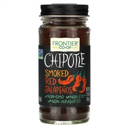 Frontier Natural Products, Chipotle, копченый красный перец халапеньо, 61 г (2,15 унции)