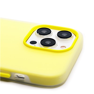 Чехол-накладка - SC346 для "Apple iPhone 14 Pro Max" (yellow) (232467)