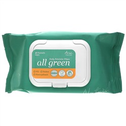 Ariul, All Green, Daily Feminine Wipes, 40 Flushable Wipes