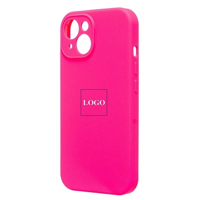 Чехол-накладка ORG Soft Touch с закрытой камерой для "Apple iPhone 15" (pink) (230161)