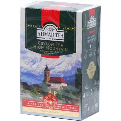 AHMAD TEA. Classic Taste. High Mountain 100 гр. карт.пачка