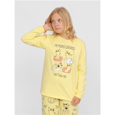 Пижама для девочки Cherubino CSJG 50105-30 Желтый