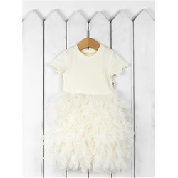 Платье для девочки Baby Boom BB С232/1-К Сетка стрейч молоко
