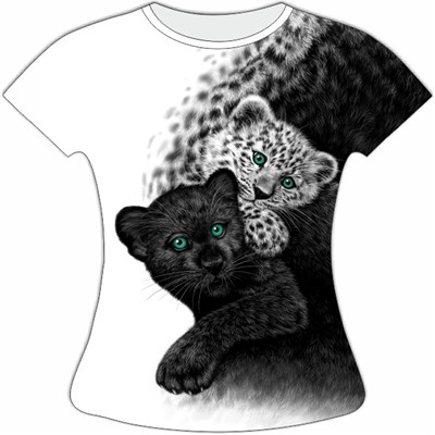 Детская футболка Леопарды 999