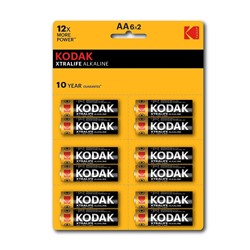 Батарейка AA Kodak xtralife LR6 BL-12 отрывной (144)