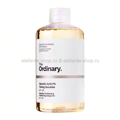 Тоник с гликолевой кислотой The Ordinary Glycolic Acid 7%  240ml (106)