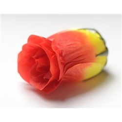 Искусственные цветы, Голова бутона розы атласная(d-70mm) для ветки, венка