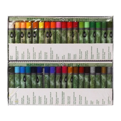 Пастель масляная ЗХК "Сонет", 36 цветов, 9/59 мм, круглая, 7041157