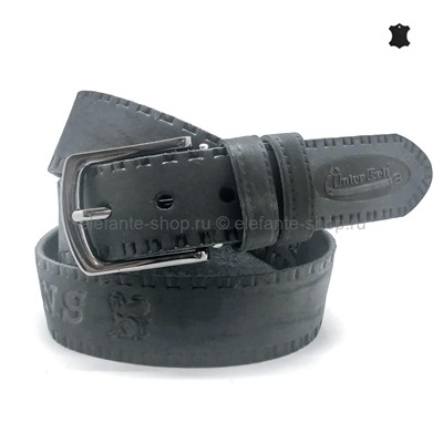 Ремень джинсовый INTERBELT Black 4 см 41714-41716