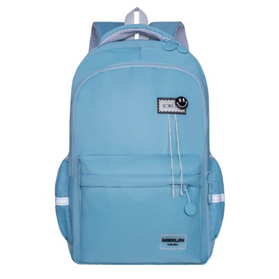 Рюкзак MERLIN M813 голубой