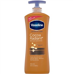 Vaseline, Intensive Care, лосьон для тела «Сияние какао», 600 мл (20.3 жидк. унций)