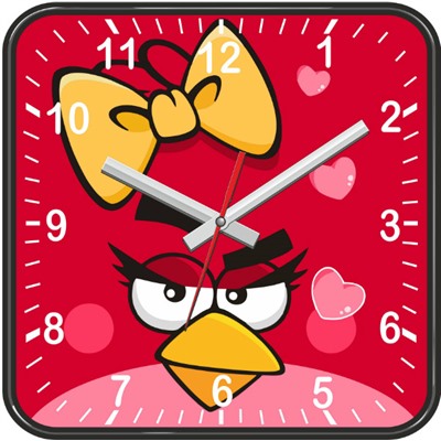 Настенные часы Angry Birds