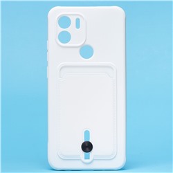 Чехол-накладка - SC304 с картхолдером для "Xiaomi Redmi A1+" (white) (217992)