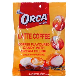 Карамельные конфеты со вкусом кофе и сливочной начинкой Orca Boonprasert, Таиланд, 140 г Акция