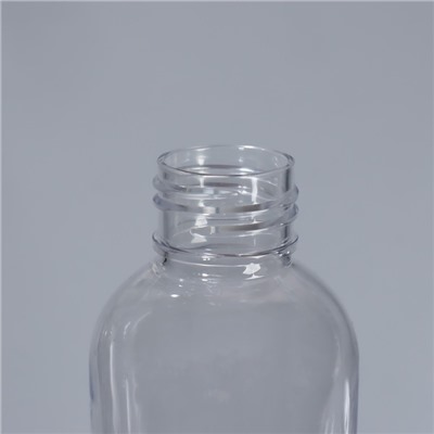 Бутылочка для хранения, с дозатором, 200 мл, цвет белый/прозрачный