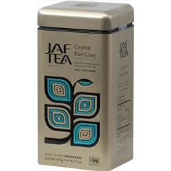 JAF TEA. Ceylon Earl Grey 175 гр. жест.банка