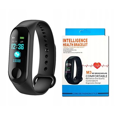 Фитнес-браслет Intelligence Health Bracelet M3 цветной дисплей