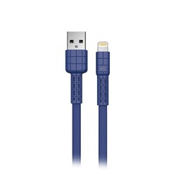 Кабель USB - Apple lightning Remax RC-116i Armor series  100см 2,4A  (blue)