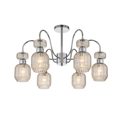 Светильник на штанге Escada 1141/6PL E14*60W Chrome/Beige