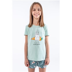 Пижама с шортами Кролик-морковка арт. ПД-009-055 НАТАЛИ #915638