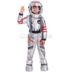 Костюм "Космонавт" (комбинезон, шлем, ремень, пмочи, сапоги) размер 116-60