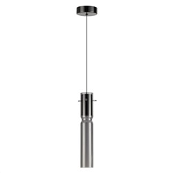 5058/5L PENDANT ODL24 323 черный/дымчатый/металл/стекло Подвес LED 5W 3000K SCROW