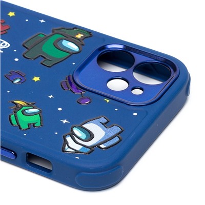 Чехол-накладка - SC235 для "Apple iPhone 12 mini" (002) (blue)