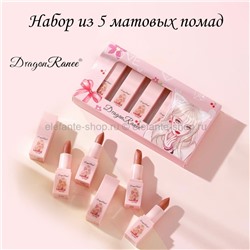 Набор из пяти матовых помад Dragon Ranee Lipstick 5in1 (106)