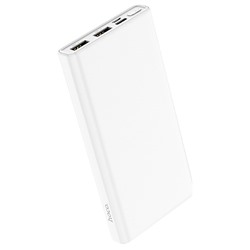 Внешний аккумулятор Hoco J55 (повр.уп.) 10000mAh Micro USB/USB Type-C/USB*2 (white)