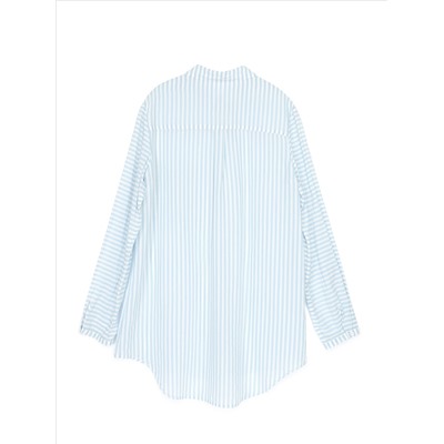 Блузка женская CONTE Рубашка в полоску из вискозы премиального качества LBL 1096