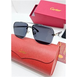 Набор мужские солнцезащитные очки, коробка, чехол + салфетки #21207585