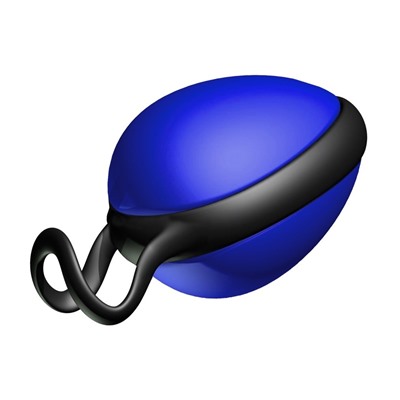 Синий вагинальный шарик со смещенным центром тяжести Joyballs Secret