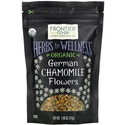 Frontier Natural Products, Organic German Chamomile Flowers, 1.66 oz (47 g)