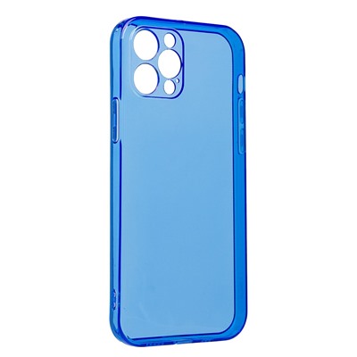 Чехол-накладка - SC344 для "Apple iPhone 12 Pro" (transparent/blue) (232055)