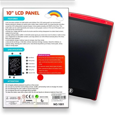 Графический планшет LCD-Panel для рисования 10"