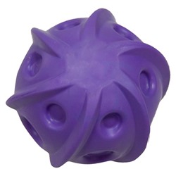 408198 Зооник Игрушка Мяч "Космос" (пластикат 9.5см) , фиолетовый