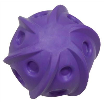 408198 Зооник Игрушка Мяч "Космос" (пластикат 9.5см) , фиолетовый