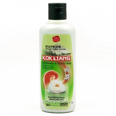 Лечебный шампунь против перхоти и выпадения волос Kokliang, Таиланд, 200 мл Акция