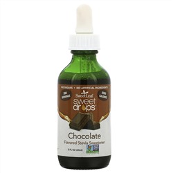 Wisdom Natural, SweetLeaf, Sweet Drops Stevia Sweetener,  Chocolate, 2 fl oz (60 ml)