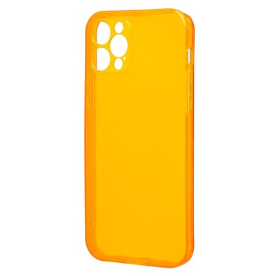 Чехол-накладка - SC344 для "Apple iPhone 12 Pro" (transparent/orange) (232052)