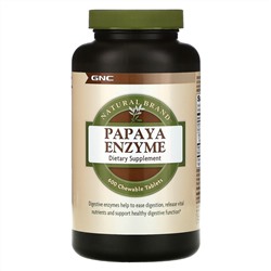 GNC, Papaya Enzyme, 600 Chewable Tablets