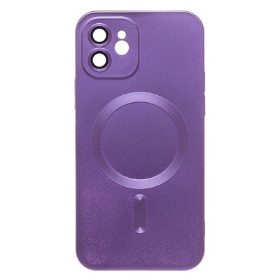 Чехол-накладка - SM020 Matte SafeMag для "Apple iPhone 12" (purple)