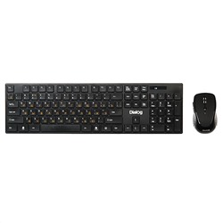 Беспроводной набор Dialog Pointer RF KMROP-4030U мембранная клавиатура+мышь (black)