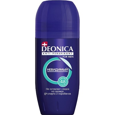 Антиперспирант Deonica For Men «Невидимый», ролик, 50 мл