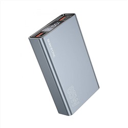 Внешний аккумулятор Borofone BJ40 PD QC (повр. уп.) 15000mAh Type-C/USB*2/Type-C (metal gray)