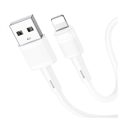 Кабель USB - Apple lightning Hoco X83  100см 2,4A  (white)