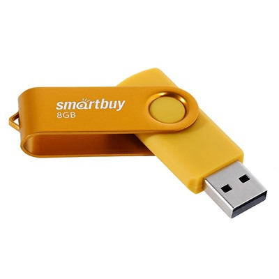 Флэш накопитель USB  8 Гб Smart Buy Twist (yellow)