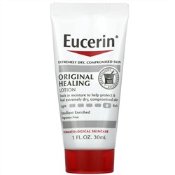 Eucerin, Original Healing Lotion, Fragrance Free, 1 fl oz (30 ml)